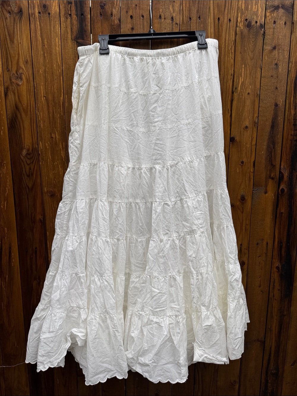 Christy dawn the Darby White Tiered Maxi Skirt - Picture 7 of 10